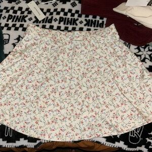 Forever 21 Floral Skater Skirt